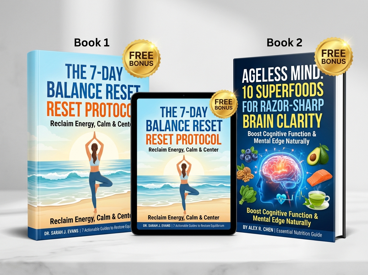 Free Bonus Guides: The 7-Day Balance Reset Protocol and Ageless Mind Superfoods